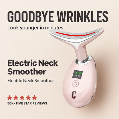 Cluvas™ Red Light Therapy for Face,  LED Face Massager, RED Light Device, At-Home Face Tool for Skin Care